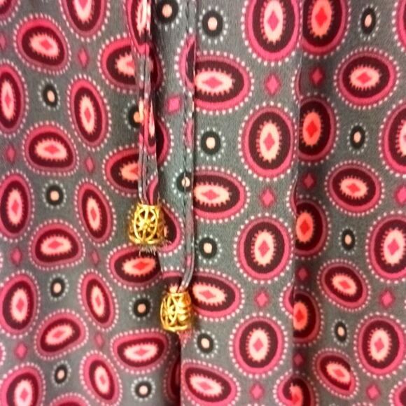 Gianni Bini Boho paisley print V neck sleeveless tie waist jumpsuit size ( M ) - Picture 7 of 11